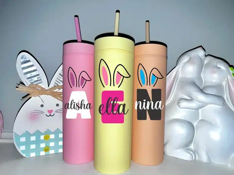 Monogrammed Tumbler Easter Gift Ideas For Colleagues