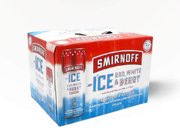 Smirnoff ice red white and berry box