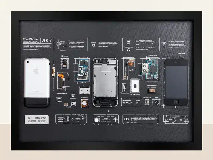 original iphone disassembled tech gift