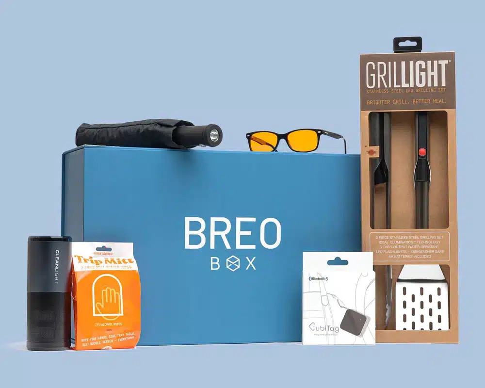 BREO tech gadget gift box for my bf's dad
