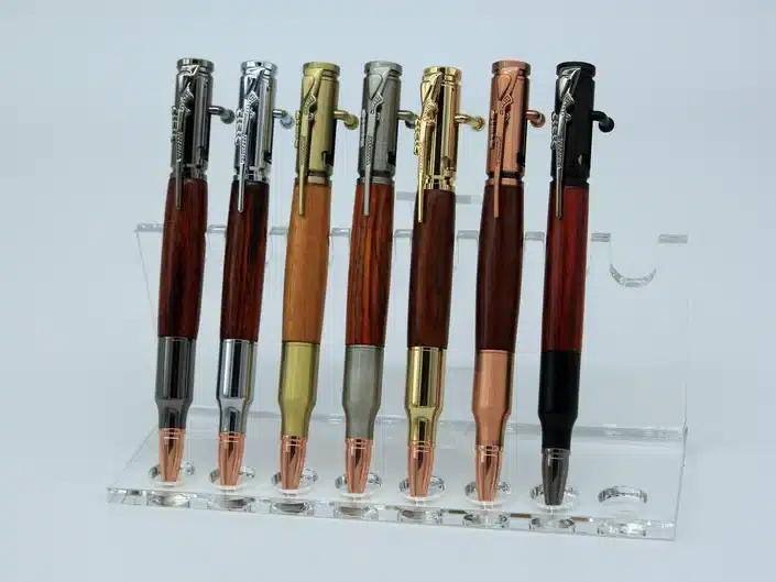 Motorcycle bolt action pens 