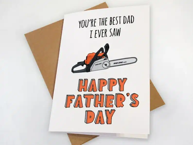 Fathers' day card for difficult dads