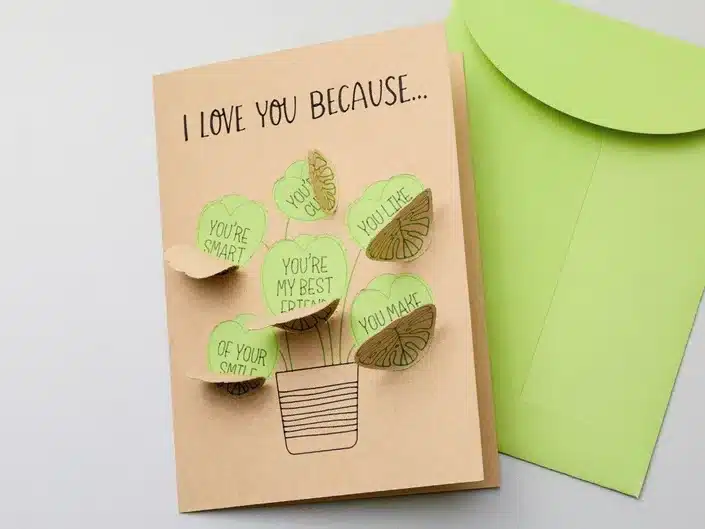 I Love You Because... Card