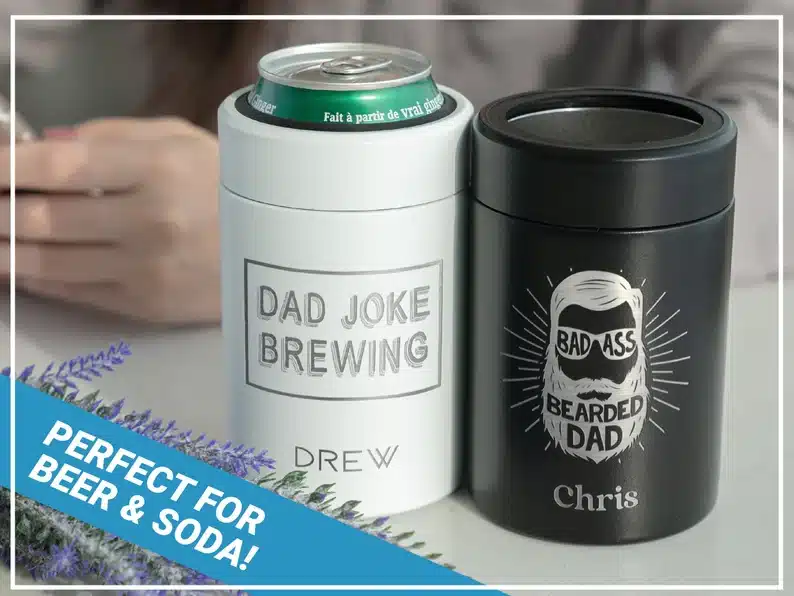Father's Day personalized can cooler Gifts For Your Boyfriend's Dad 
