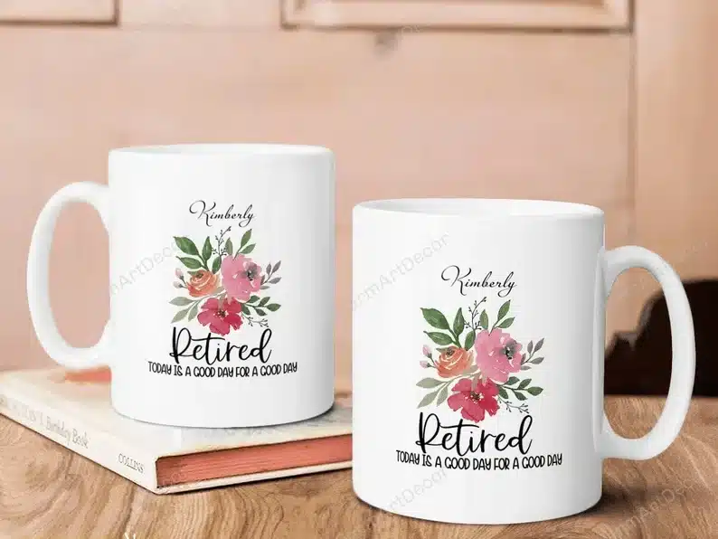 Retirement Gift Ideas for Your Wife personalized mug