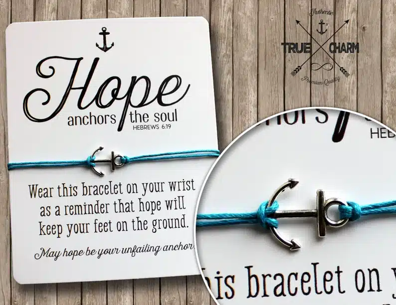 “Hope” Anchor Bracelet