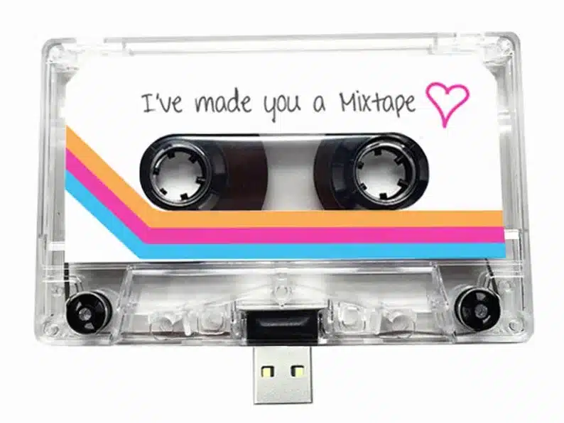 Welcome Back Gifts For My Girlfriend retro style mixed tape usb drive