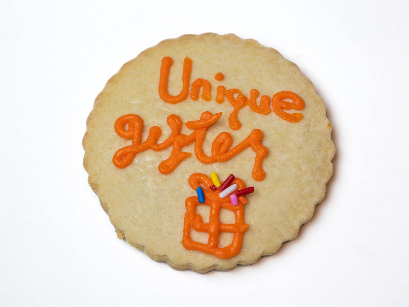 Unique gifter decorated cookie