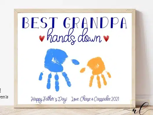 Father’s Day Gifts For Grandpa From a Kid - Artwork for grandpa 