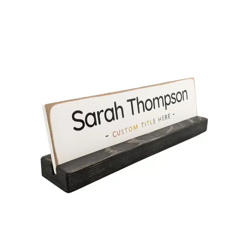 Gifts for Dental Receptionists - Name plate