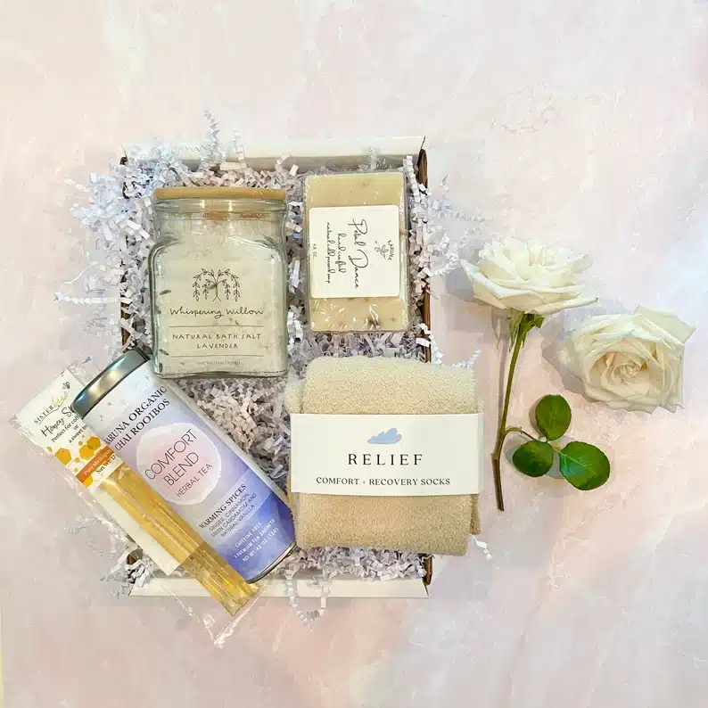 comfort and relief package with ath salts, and more. 
