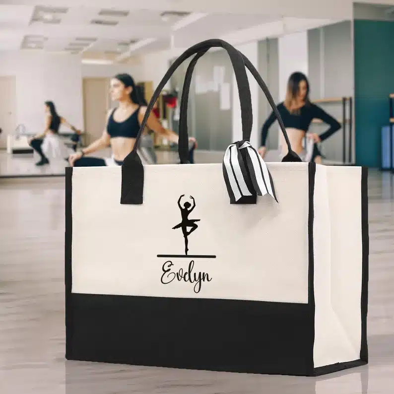 Personalized Dance Tote Bag