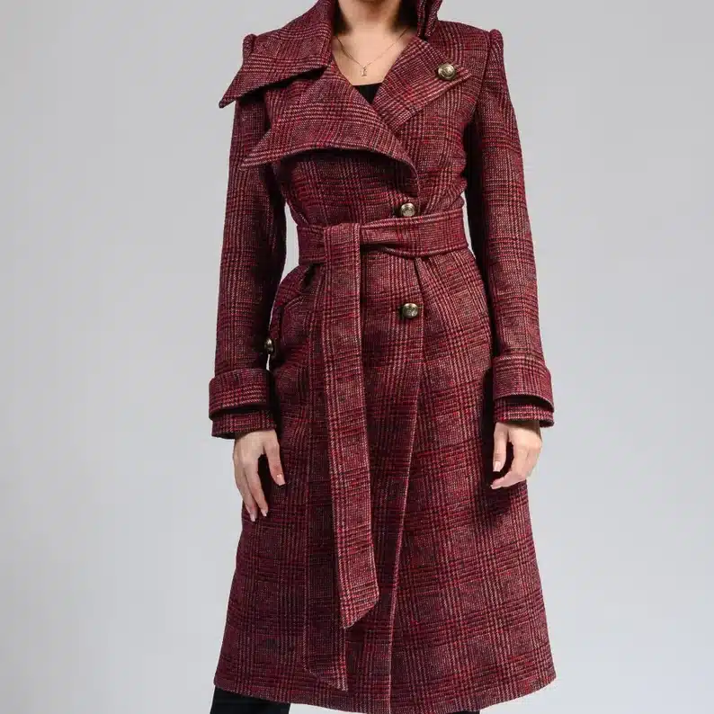 Wool Handmade Tailored Coat for women
