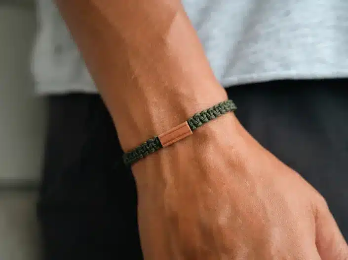 Personalized Braided Bracelet for men