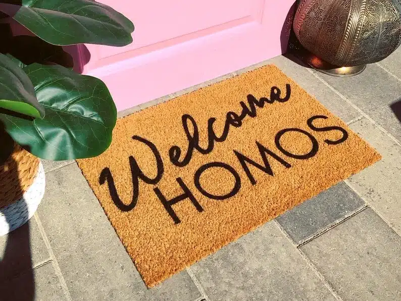 Welcome homos doormat