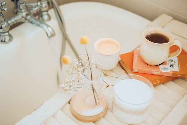 how to empower yourself with self care gifts example of a realaxing bath