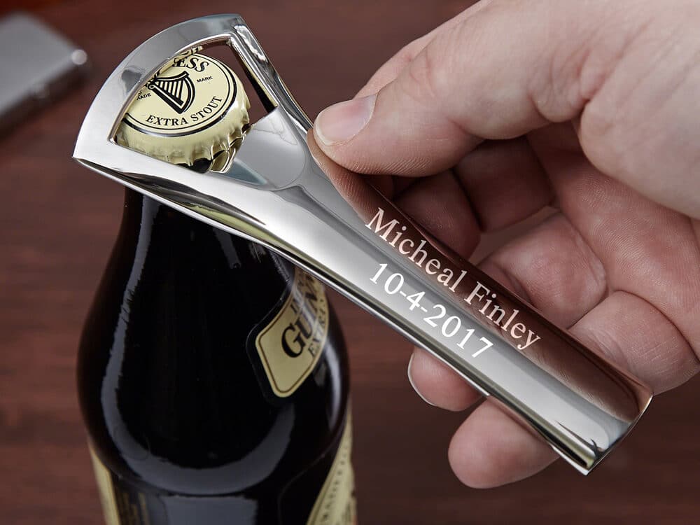 Male teacher gifts include this bottle opener for sure.