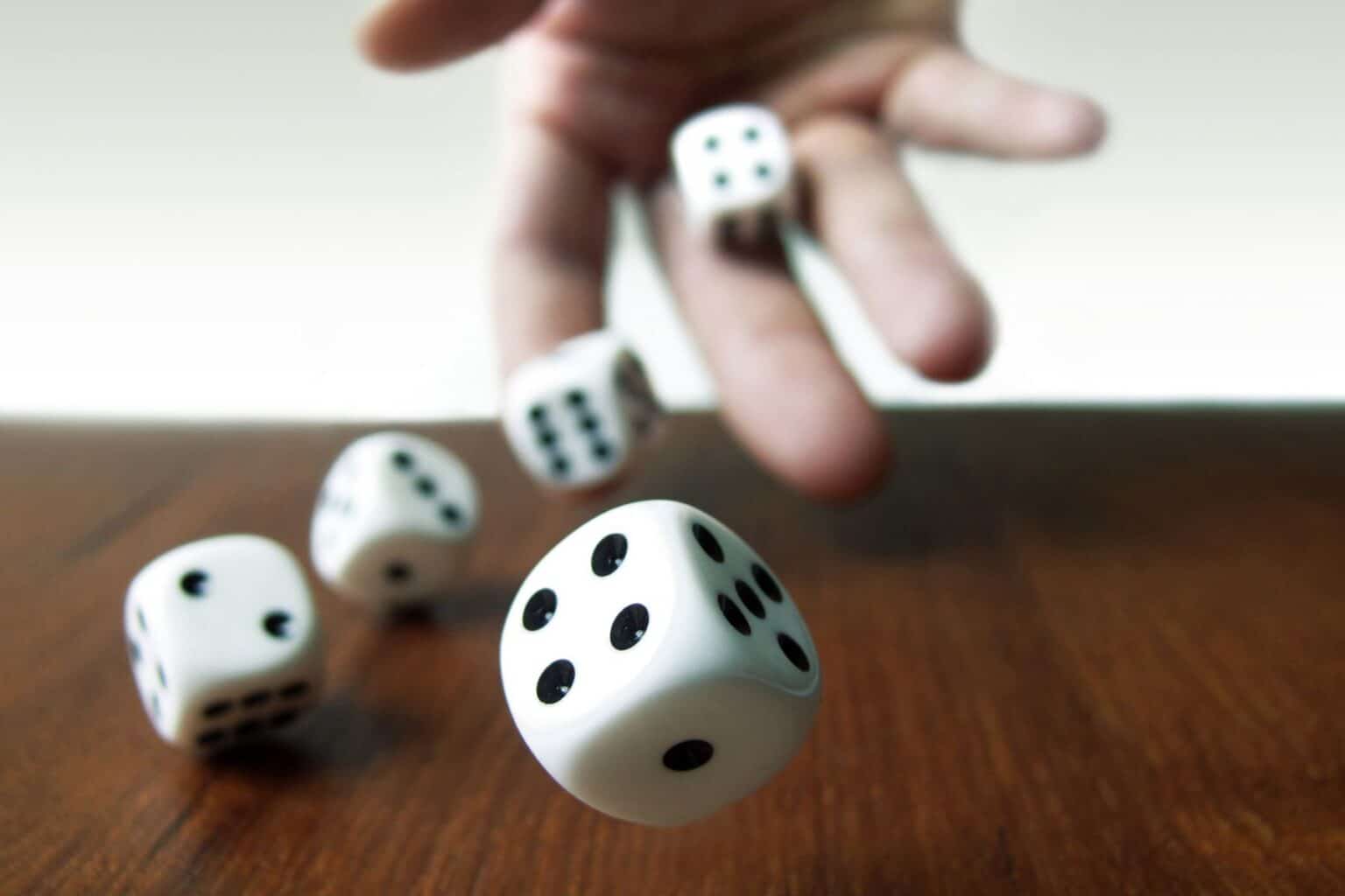 Rolling dice