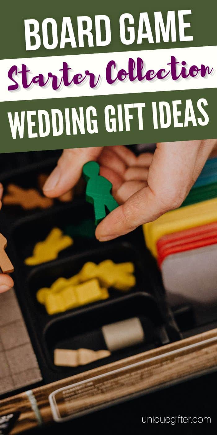 Wedding Gift Idea: Board Game Collection | Board Game Gift Ideas | Board Games for Couples | Starter Board Game Collection List #boardgames #weddinggift #giftbasket