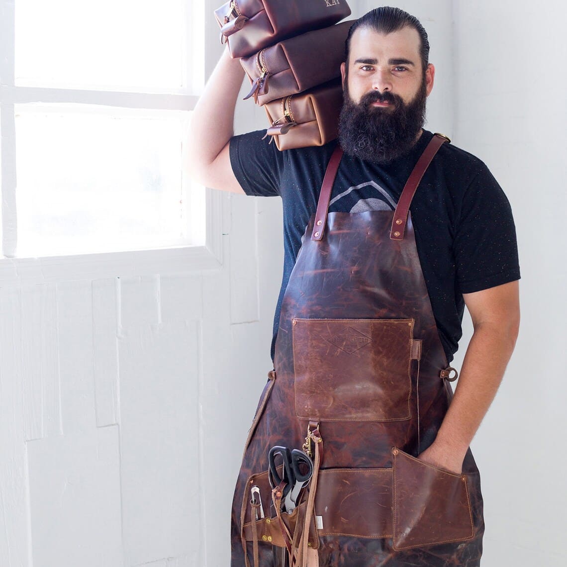 Personalized Leather Apron
