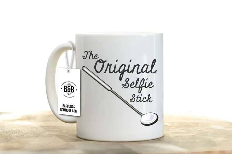 Gift Ideas for Dentists - white coffee mug 