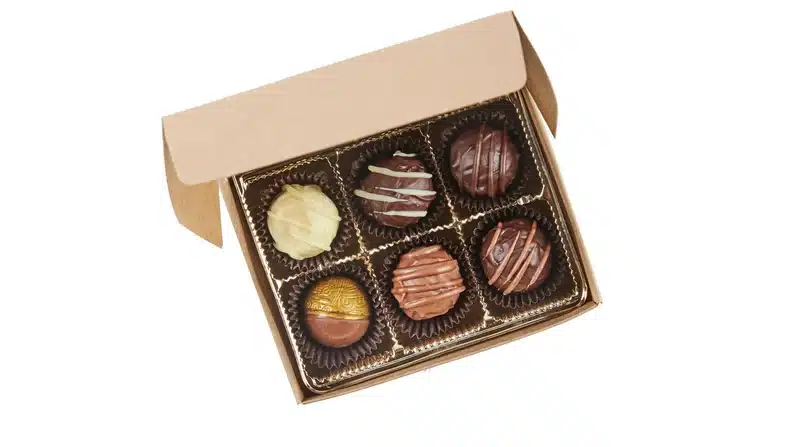 Welcome Gifts for Quiz Competitions -box of six chocolate pieces. 