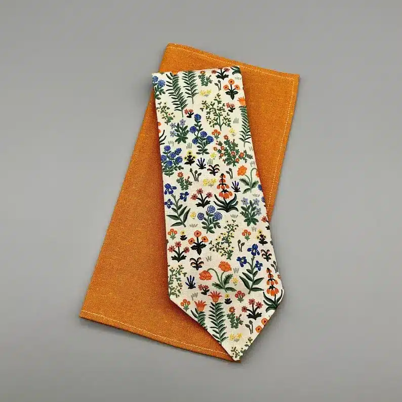 Nice floral tie for dad