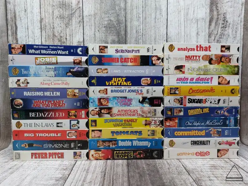 Gift Ideas To Celebrate The 00s (Decade) - various classic movies and t  shows on VHS 