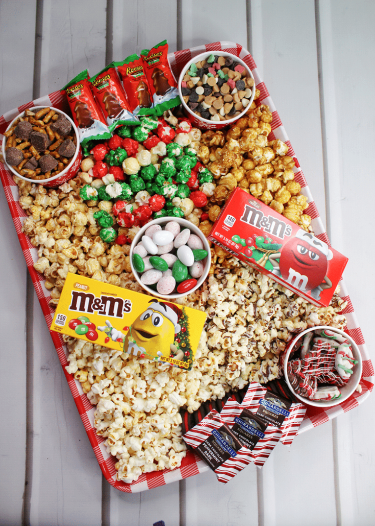 Holiday Movie Snack Board Idea