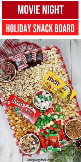 Get Festive with a Holiday Movie Board Idea | Christmas Snack Board Idea | Festive Holiday Snack Board Idea | Holiday Movie Nights | Family Movie Nights | Festive Holiday Recipes #MovieNight #HolidayMovie #FamilyNight #SnackBoard #HolidaySnackBoard