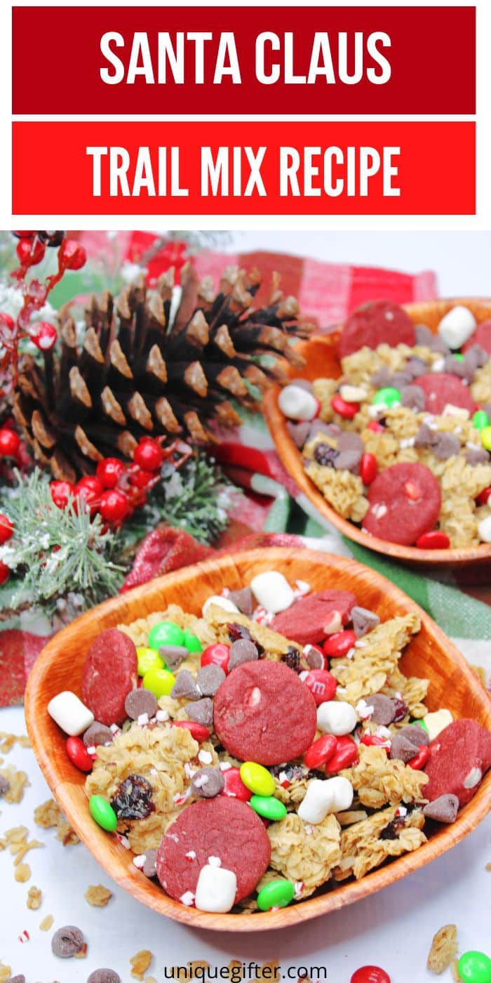Jolly and Delicious: Santa Claus Trail Mix Recipe