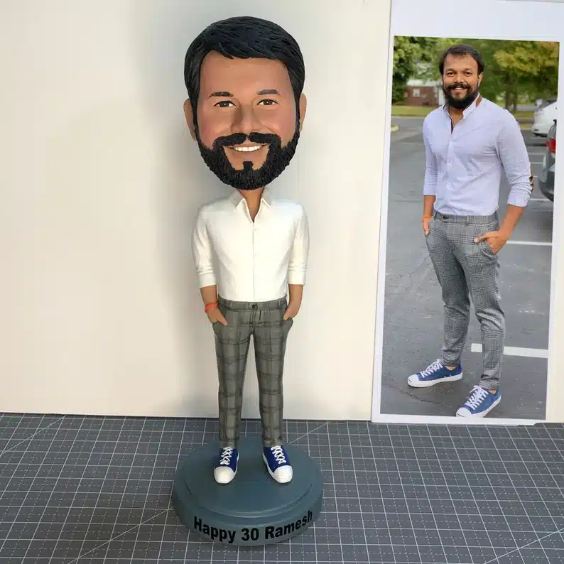 Gifts to Cheer Up Your Boyfriend - custom bobblehead 