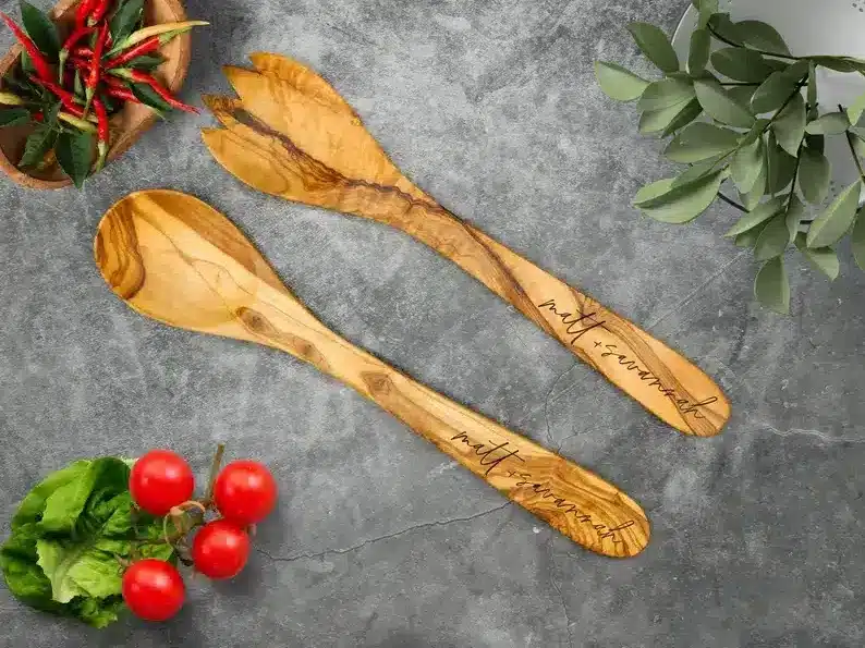 Personalized Salad Tongs