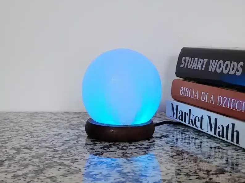 Changing Color Salt Lamp Sphere