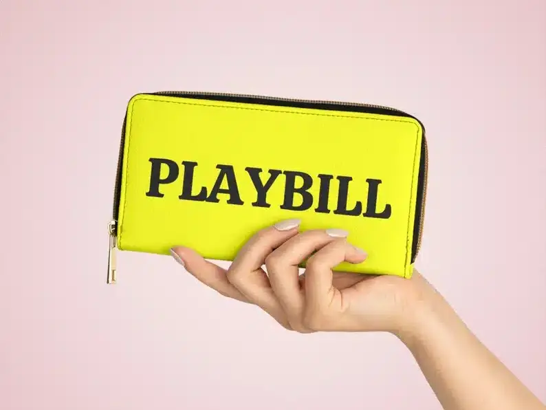 Broadway Playbill Zipper Wallet
