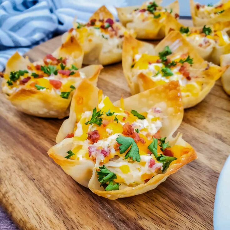 Image for Chicken Bacon Ranch Wonton Cups