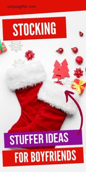 Stocking Stuffer Ideas for My Boyfriend | Unique Stocking Stuffers for a BF | Boyfriend Gifts | First Christmas Together | Men's Stocking Stuffers #stockingstuffers #boyfriend #boyfriendgifts