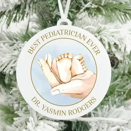 Best Pediatrician Christmas Ornament