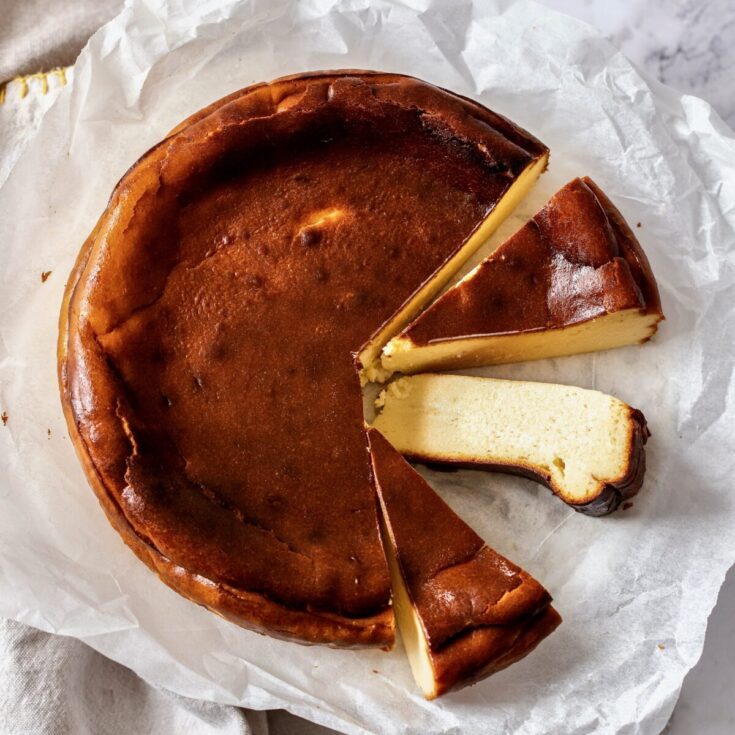 Image for Burnt Basque Cheesecake Recipe