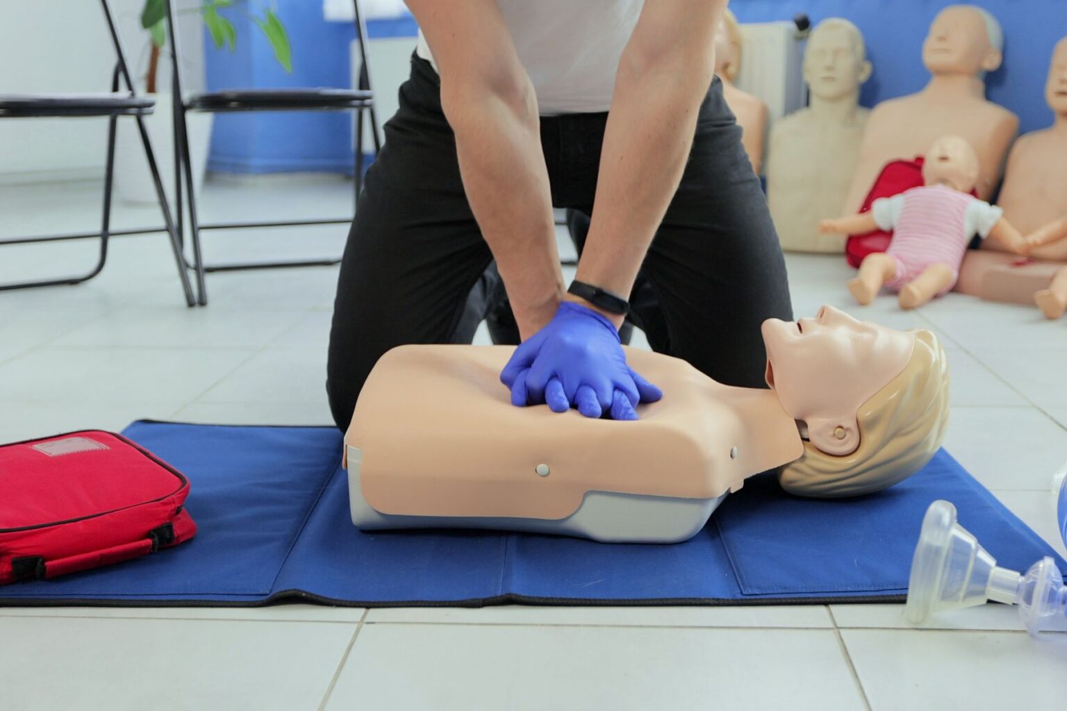First aid cpr lesson