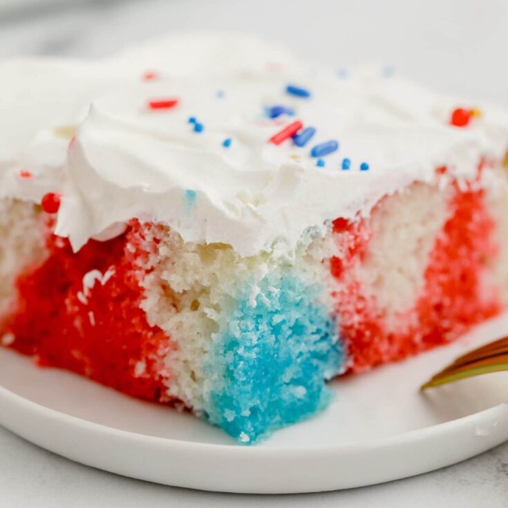 Image for Patriotic Jello Poke Cake