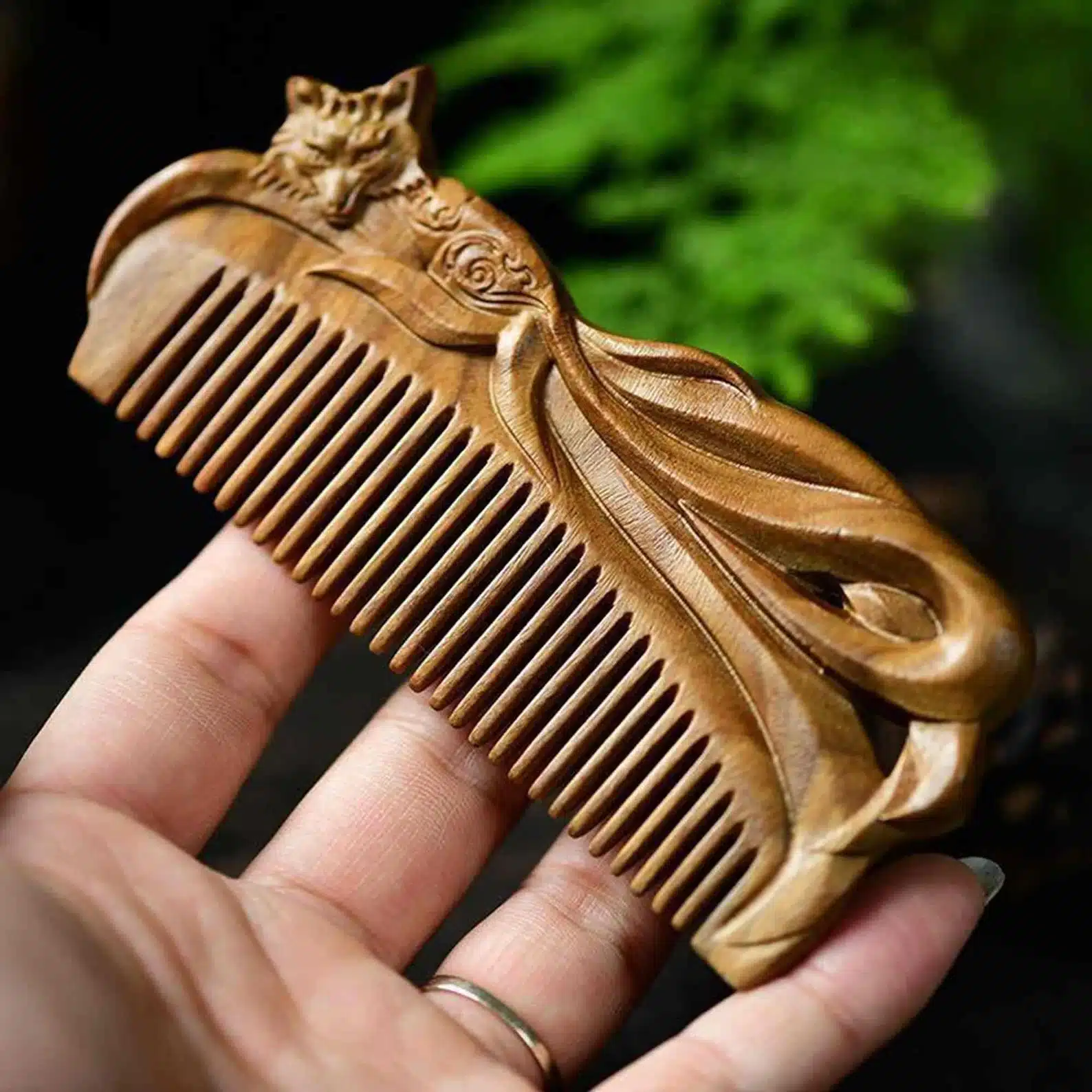 Wooden Hair Comb