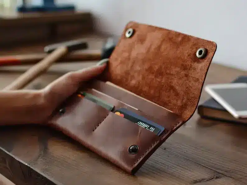 Travel Wallet and Passport Holder Leather