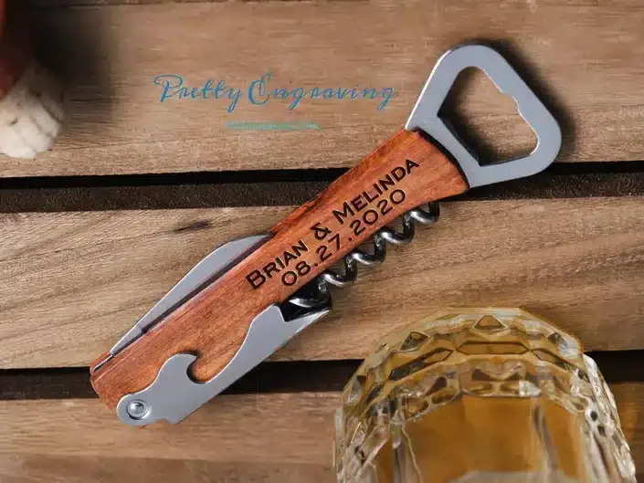 Wine Bottle Opener with engraving