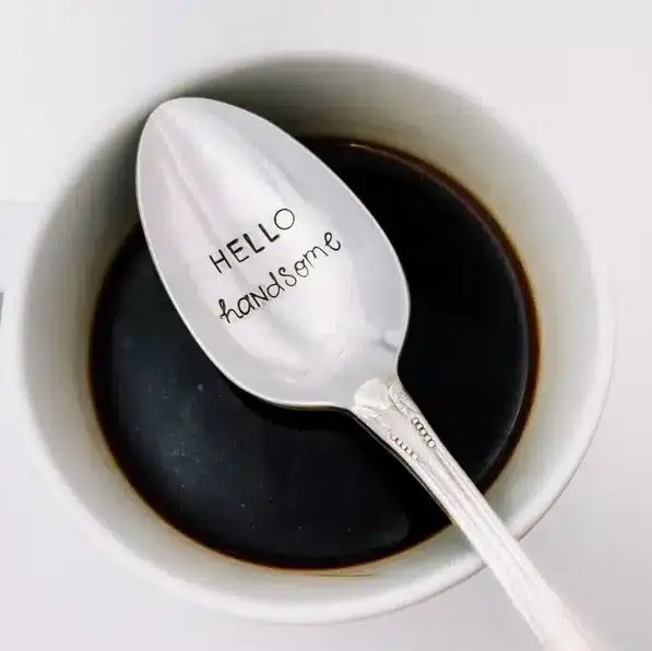 Hello Handsome Coffee Spoon