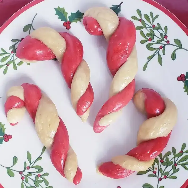 Dog Treat Candy Canes
