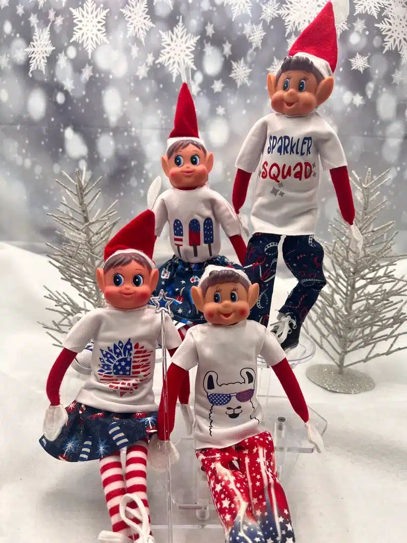 4th of July Elf on the Shelf Accessories