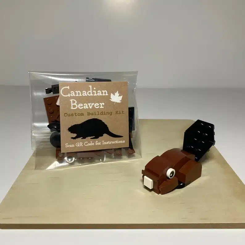 Gift Ideas for Beaver Lovers - lego themed beaver set. 