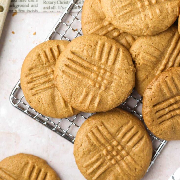 Image for 2-Ingredient Peanut Butter Cookies (No Egg)