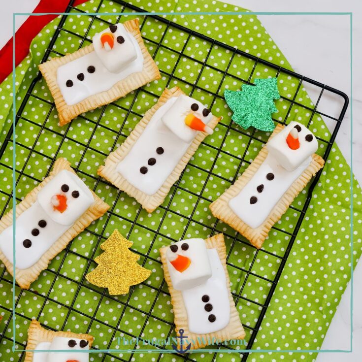 Image for Air Fryer Snowman Poptarts
